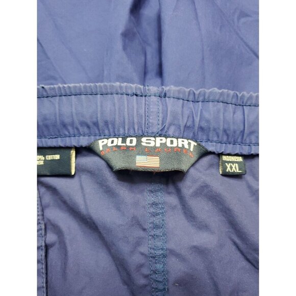 Polo Sport Ralph Lauren Men's Track Pants Sz XXL Blue 90’s Y2K Baggy Vintage - Picture 4 of 10